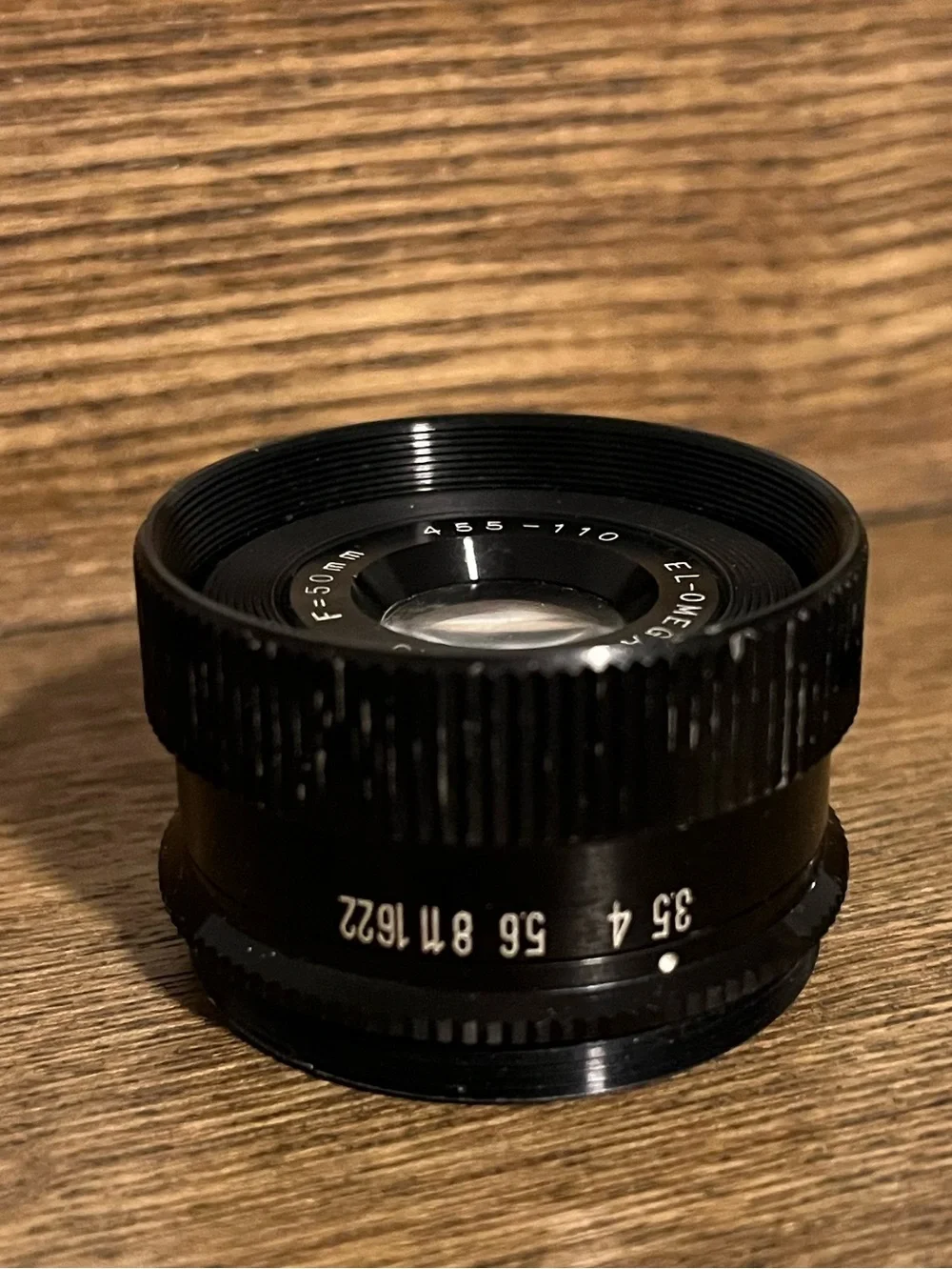 🌸 EUC El-Omegar 50 mm Enlarging Lens & Condenser Lens Bundle/Set - Black